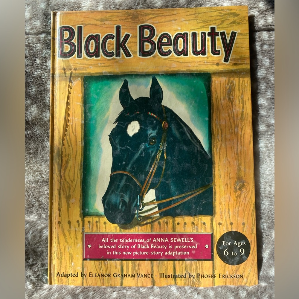 Vintage Copyright 1949 Black Beauty book by Random House, Inc. Hardcover
